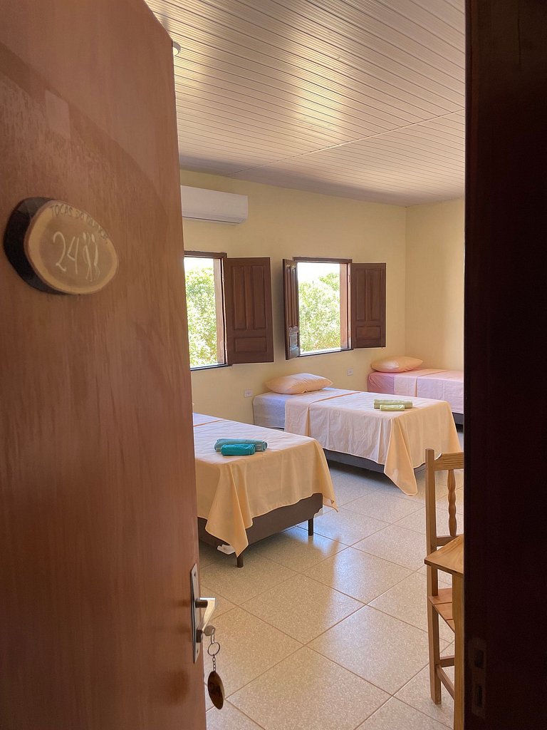 Quarto grande ao lado do Parque Nacional